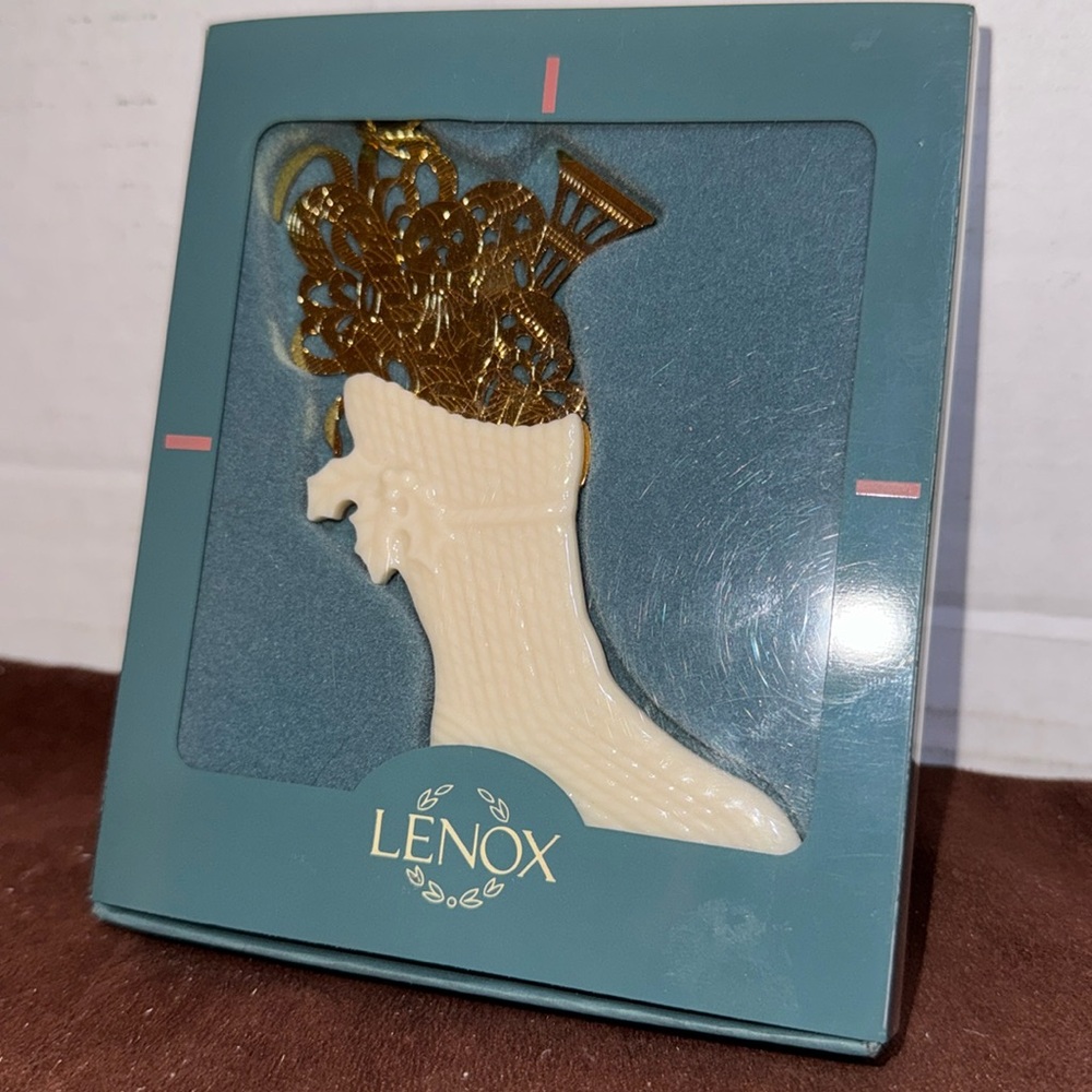 🐈‍⬛ Lenox Stocking Christmas Ornament
